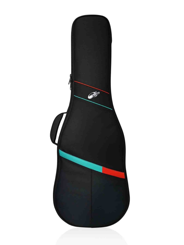 41-Inch Electric Guitar Bag - Bright Diagonal Stripes